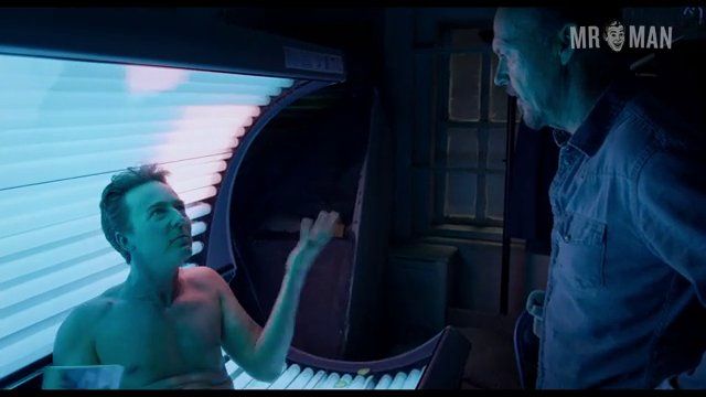 Birdman's Sexiest Scenes with Edward Norton. Bathing Suit, Bulge, Shirtless, butt, prosthetic. 8448