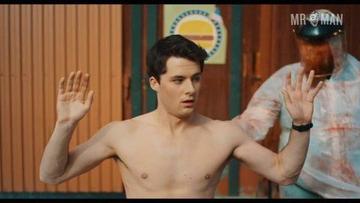 Benjamin Brook in American Burger (2014) Butt Shirtless Butt Sexy 7348