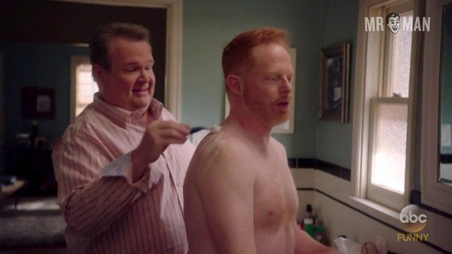 Hottest Jesse Tyler Ferguson Scene in Modern Family. Sexy, Shirtless, bathing suit, gay. 18830