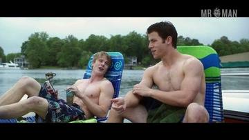 Nick Jonas, Graham Rogers in Careful What You Wish For (2015) Bathing Suit Sexy Shirtless Bathing Suit Butt 8943