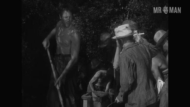 Hottest Joel McCrea Scene in Sullivan's Travels. Sexy, Shirtless. 9098