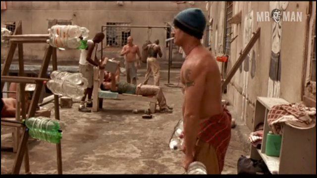 Hottest Milhem Cortaz Scene in Carandiru. Sexy, Shirtless, straight, underwear. 9536