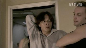 Sexiest Noriaki Kamata Scene in Gun Woman. Bulge, Shirtless, Underwear, balls, butt. 9691
