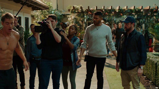 UnREAL's Sexiest Scenes with Alex Sparrow. Shirtless, bathing suit, bulge. 25338