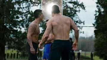 Adam Demos, Bart Edwards, Terry Chen in UnREAL (2015-2019) Shirtless Bathing Suit Sexy 24055