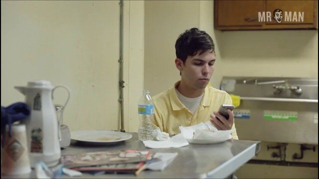 Sexiest Kyle Wigent Scene in In Bloom. Shirtless, gay, underwear. 9835