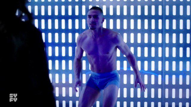 Sexiest Michael Reventar Scene in Dark Matter. Sexy, Shirtless, Underwear, bulge. 20383