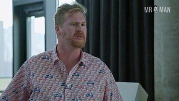 Tyler Labine, Kurt Braunohler in Deadbeat (2014-2016) Sexy Shirtless Butt Bulge Butt 14835