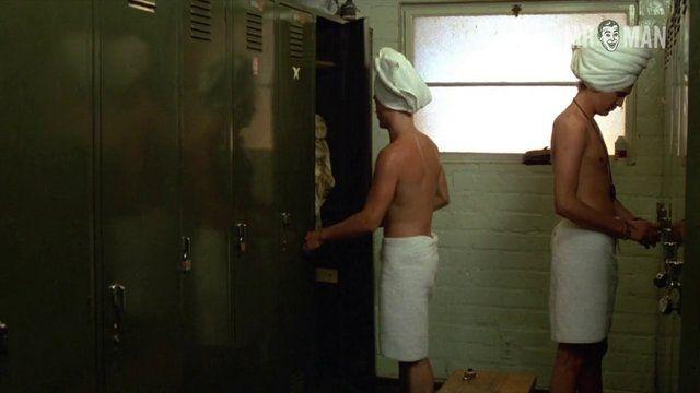 Cameron Dye, Geoffrey Blake in Men at Work (1990) Shirtless Shirtless 10693