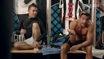 Juan Pablo de Santiago, Joaquín Ferreira in Club de Cuervos (2015-2019) Bulge Shirtless Balls Bulge 10841