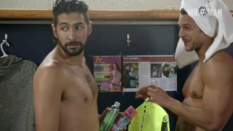 Said Sandoval Nude in Club de Cuervos. Sexy, Shirtless, Butt, balls, bathing suit. 10840