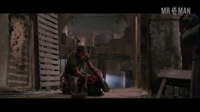 Sexiest Scenes of John Rambo from Rambo III. Sexy, Shirtless. 10937