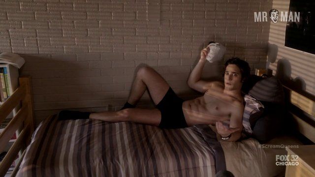 Scream Queens's Sexiest Scenes with Diego Boneta. Sexy, Shirtless, Underwear. 11226