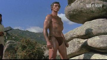 Hottest Lee Van Cleef Scene in Captain Apache. Sexy, Shirtless, bulge, underwear. 11240