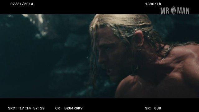 Sexiest Scenes of Thor Odinson from Avengers: Age of Ultron. Shirtless. 11381