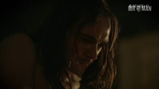 George Blagden Naked as Louis XIV. Butt, Shirtless, Straight, sexy. 12081