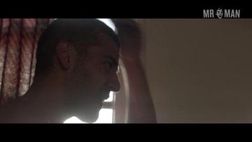 Oscar Isaac in Mojave (2015) Shirtless Bathing Suit Bulge 12469