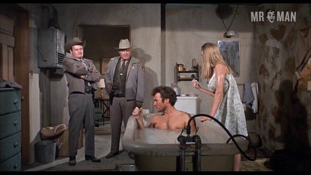 Coogan's Bluff's Sexiest Scenes with Clint Eastwood. Sexy, Shirtless, Straight. 12270