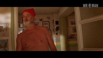 Sexiest Bill Murray Scene in The Life Aquatic with Steve Zissou. Shirtless, bulge. 12733