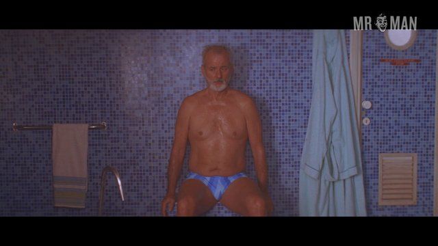 Sexiest Bill Murray Scene in The Life Aquatic with Steve Zissou. Shirtless, bulge, straight. 12739