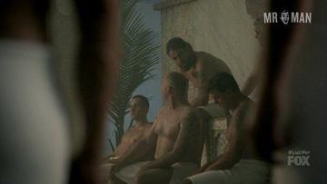Tom Ellis, Kevin Alejandro, Charles Halford in Lucifer (2016-2021) Sexy Shirtless Bathing Suit Butt 16968