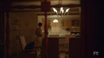 Darren Criss in American Crime Story (2016-2018) Shirtless Bathing Suit Bulge 23911