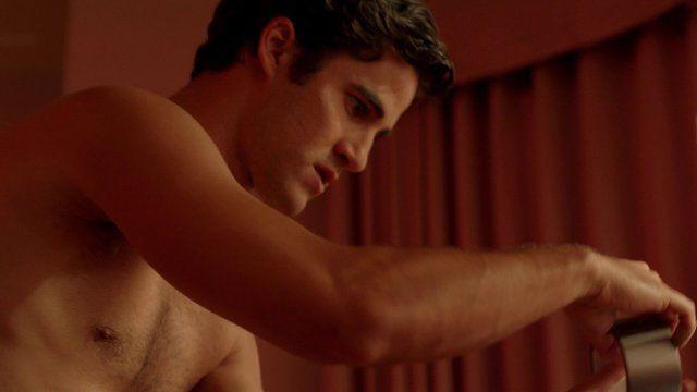 Darren Criss, Robert Catrini in American Crime Story (2016-2018) Bathing Suit Bulge Shirtless Sexy Underwear Bathing Suit Bulge 23123