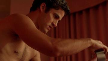 Darren Criss, Robert Catrini in American Crime Story (2016-2018) Bathing Suit Bulge Shirtless Sexy Underwear Bathing Suit Bulge 23123