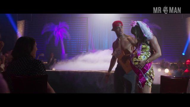 Marlon Wayans Nude as Christian. Thong, Butt, Prosthetic, Shirtless, sexy, straight. 12842