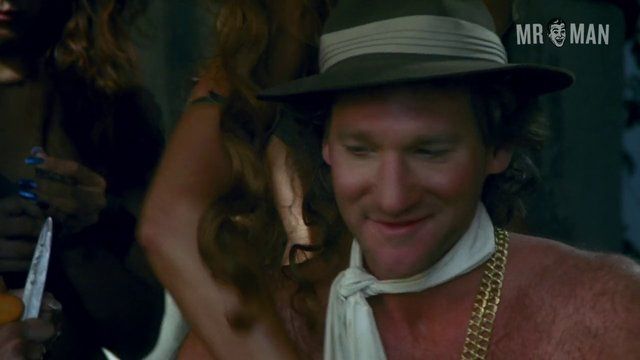 Hottest Bill Maher Scene in Cannibal Women in the Avocado Jungle of Death. Bulge, Sexy, Shirtless, Underwear. 13076