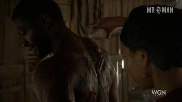 Aldis Hodge in Underground (2016-2017) Shirtless Butt Sexy 13341