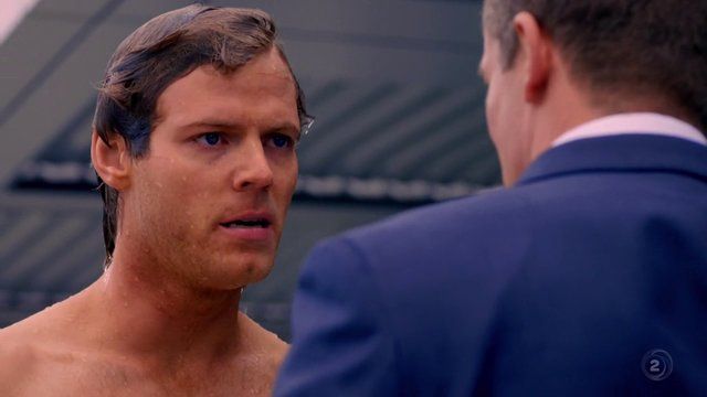 Hottest Taylor Hall Scene in Filthy Rich. Bathing Suit, Shirtless, sexy. 20726