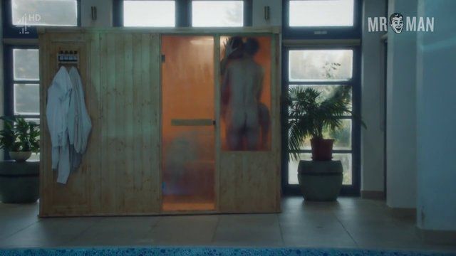 Angus Wright Nude as George. Butt, Shirtless, Straight, bathing suit. 14000