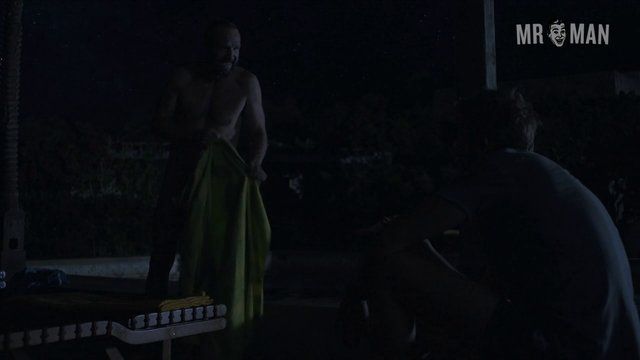 Ralph Fiennes Naked in A Bigger Splash. Butt, Penis, Balls, Shirtless. 14143