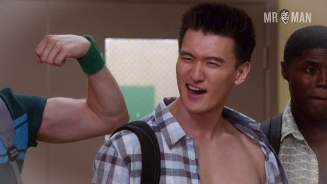 Sexiest Scenes of Male Model Eddie from Fresh Off the Boat. Sexy, Shirtless. 16649