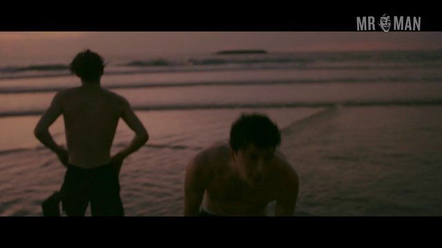 Finnegan Oldfield Naked in Bang Gang (A Modern Love Story). Butt, Shirtless, Balls, bulge, penis. 15019