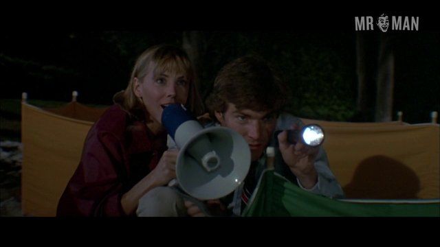 Jaws 3-D's Sexiest Scenes with John Putch. Shirtless, Underwear, Bulge, balls. 14640