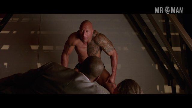 Central Intelligence's Sexiest Scenes with Dwayne Johnson. Shirtless, body double, butt. 16308