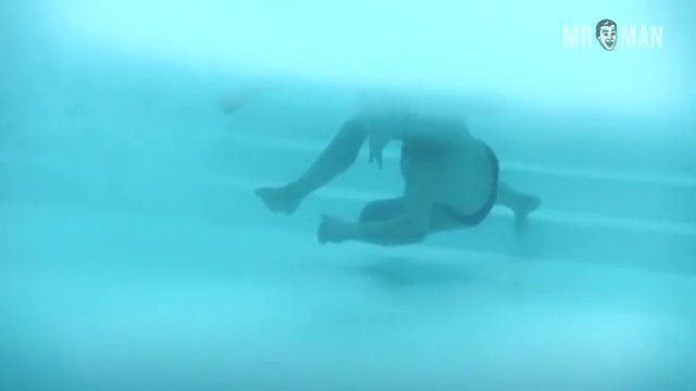 Hottest Elias Anton Scene in Barracuda. Bathing Suit, Shirtless, bulge, butt. 17708