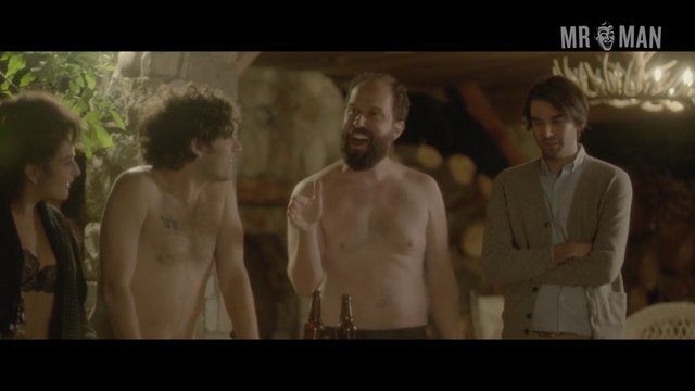 Thomas Middleditch, Nick Kroll, Brett Gelman, Adam Pally in Joshy (2016) Bulge Shirtless Underwear Bulge Shirtless 15668