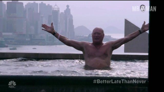 Sexiest Scenes of Himself from Better Late Than Never. Sexy, Shirtless. 15851