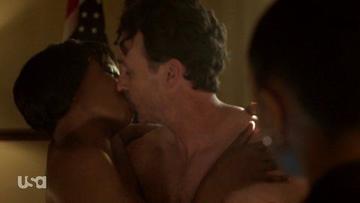 Kai Lennox Nude in Falling Water. Body Double, Butt, Shirtless, Straight. 23074