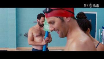 Nick Kroll, Adam Scott in My Blind Brother (2016) Shirtless Sexy Shirtless 16200