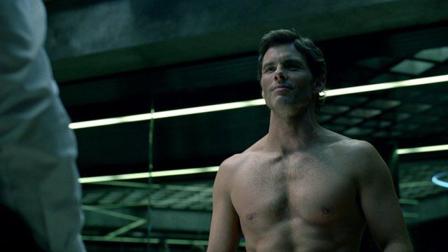 Theodore 'Teddy' Flood from Westworld Naked. Butt, Shirtless, sexy, straight. 16595