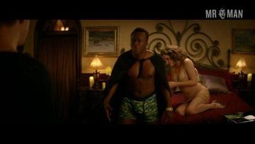 Olajide Olatunji, Caspar Lee in Laid in America (2016) Bulge Prosthetic Shirtless Underwear Erect Bulge Erect 16392