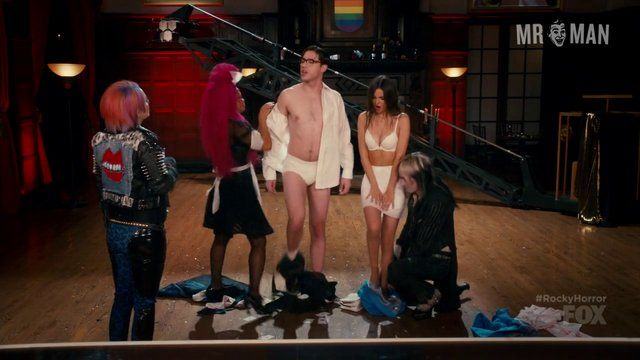 Sexiest Scenes of Brad Majors from The Rocky Horror Picture Show: Let's Do the Time Warp Again. Sexy, Shirtless, Underwear, bulge. 16697