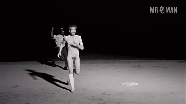 Rick Rosner Nude as Nude streaker. Balls, Penis, Shirtless, Butt. 16790