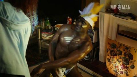 Sexiest Scenes of Aaron from Chewing Gum. Sexy, Thong, shirtless, straight. 17039