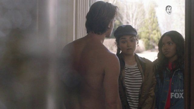 Sexiest Scenes of Hunter Morgan from Star. Shirtless, bathing suit, sexy. 18635