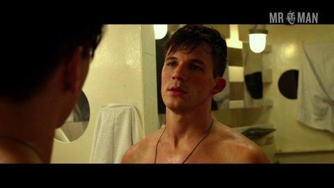 Hottest Adam Scott Miller Scene in USS Indianapolis: Men of Courage. Shirtless. 18080